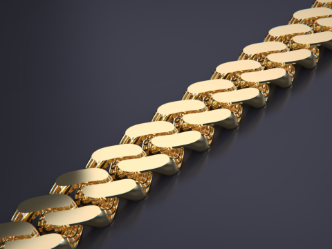 CUBAN LINK CHAIN 3D Print Model