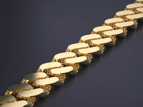 CUBAN LINK CHAIN 3D Print Model