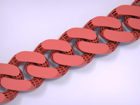 CUBAN LINK CHAIN 3D Print Model