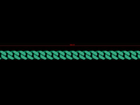 CUBAN LINK CHAIN 3D Print Model
