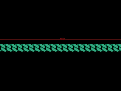 CUBAN LINK CHAIN 3D Print Model