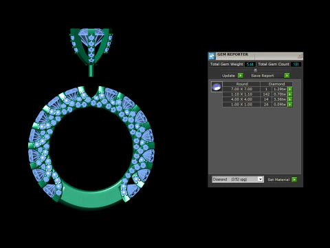 Solitaire Diamond Ring 3D Print Model