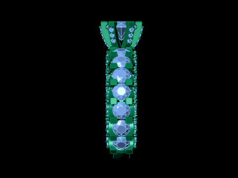 Solitaire Diamond Ring Modelo de Impressão 3D