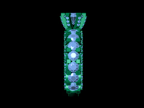 Solitaire Diamond Ring 3D Print Model