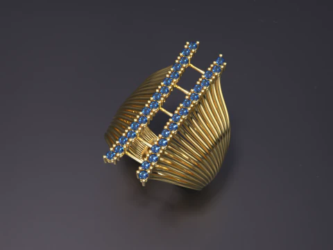 Women Jewelry Ring 3D Print Model