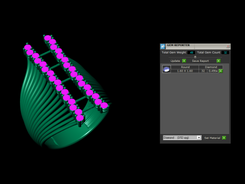 Women Jewelry Ring 3D Print Model