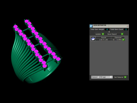 Women Jewelry Ring 3D Print Model