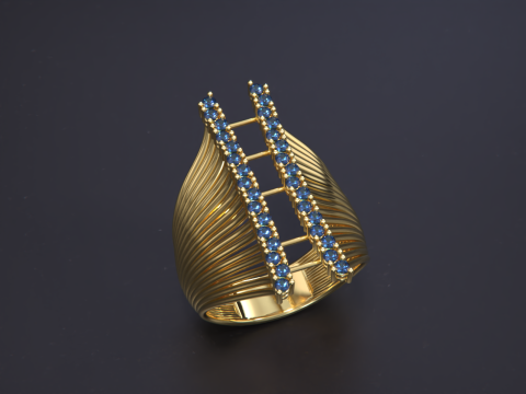 Women Jewelry Ring 3D Print Model