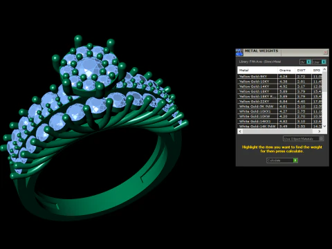 Solitaire Jewelry Ring 3D Print Model