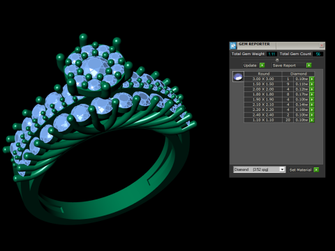 Solitaire Jewelry Ring 3D Print Model