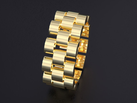 Watch link band width 8 mm 3D 프린트 모델
