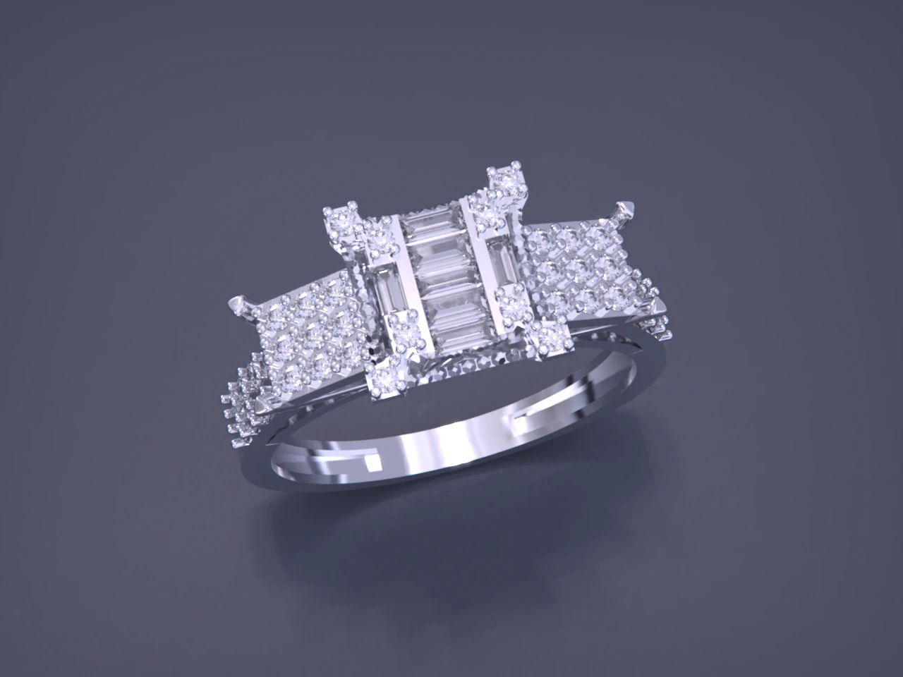 Jewelry ring 3D Print Model .c4d .max .obj .3ds .fbx .stl .blend 