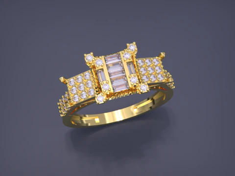 Jewelry ring 3D Print Model