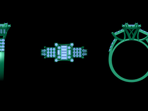 Jewelry ring 3D Print Model
