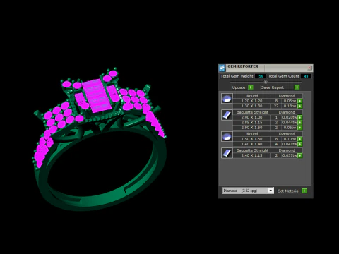 Jewelry ring 3D Print Model