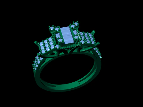 Jewelry ring 3D Print Model