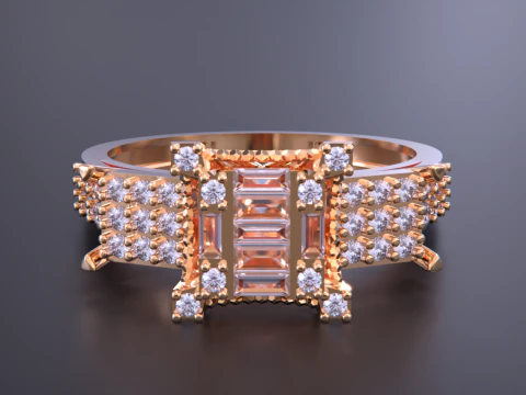 Jewelry ring 3D Print Model