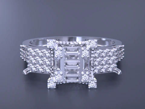 Jewelry ring 3D Print Model