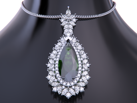 Jewelry necklace pendant 3D Print Model