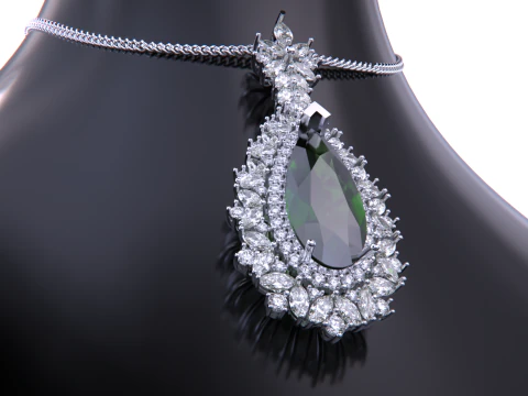 Jewelry necklace pendant 3D Print Model