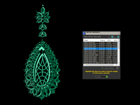 Jewelry necklace pendant 3D Print Model