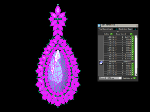 Jewelry necklace pendant 3D 프린트 모델