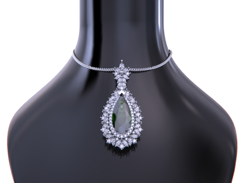 Jewelry necklace pendant 3D 프린트 모델