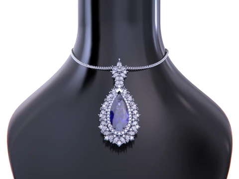 Jewelry necklace pendant 3D Print Model