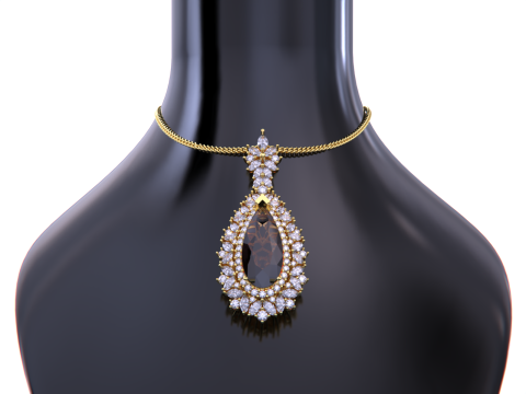 Jewelry necklace pendant 3D 프린트 모델
