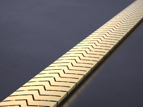 Gold Chain Bracelet-10MM 3D Print Model