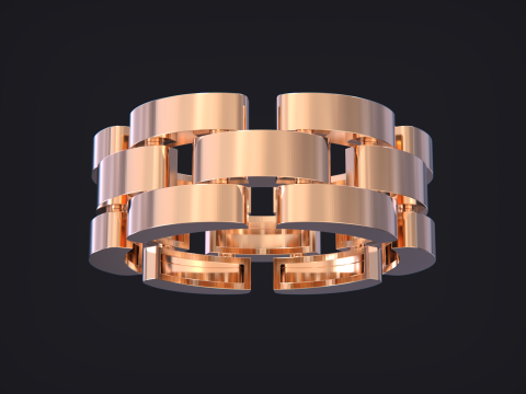 Watch link band 3Dプリントモデル