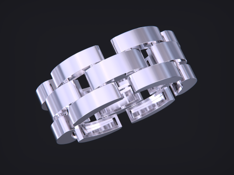 Watch link band 3Dプリントモデル