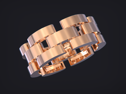 Watch link band 3Dプリントモデル