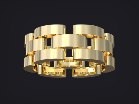 Watch link band 3Dプリントモデル