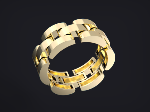 Watch link band 3Dプリントモデル