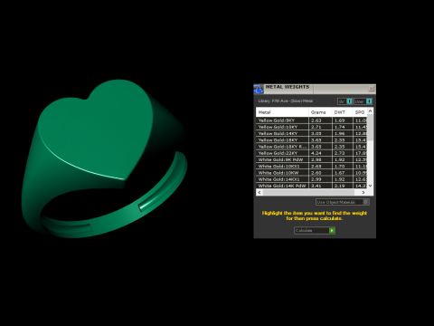 Heart Ring Modelo de Impressão 3D
