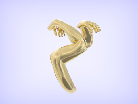 Hug ring 3D Print Model