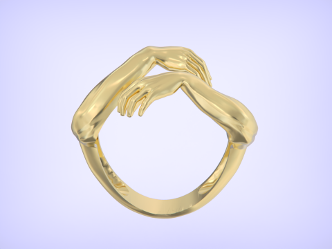 Hug ring 3D Print Model