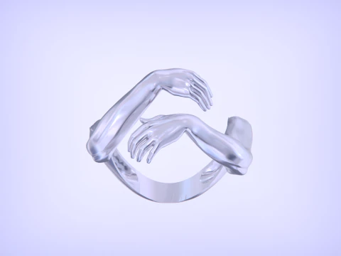 Hug ring 3D Print Model