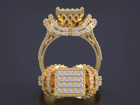 Ювелірна каблучка 3D Принт Модель