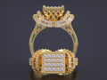 Jewelry ring 3Dプリントモデル