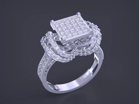 Ювелірна каблучка 3D Принт Модель