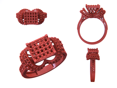Jewelry ring Modello di stampa 3D