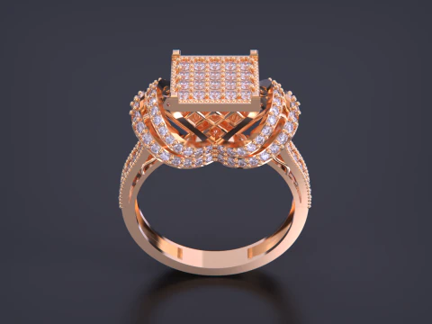 Ювелірна каблучка 3D Принт Модель