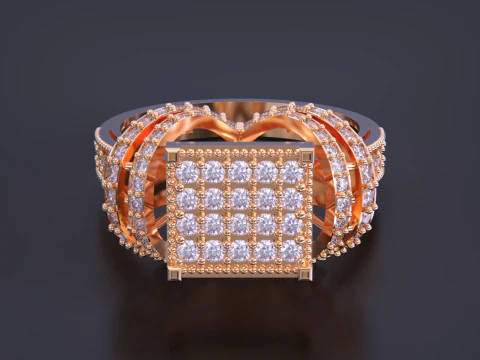 Ювелірна каблучка 3D Принт Модель