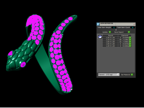 Snake Jewelry Ring 3D Print Model