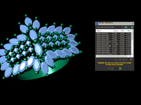 Jewelry marquise Ring 3Dプリントモデル