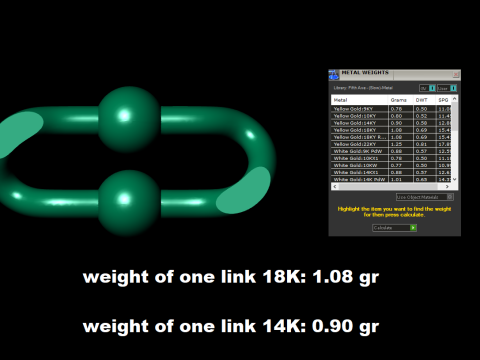 Tiffany Chain link Bracelet- Lightweight 3D Baskı Modeli