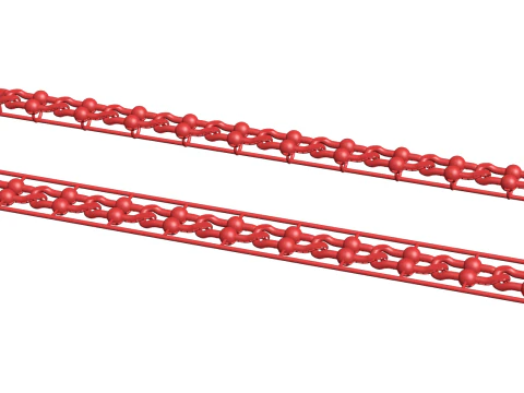 Tiffany Chain link Bracelet- Lightweight 3D Print Model