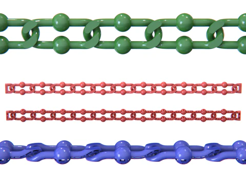 Tiffany Chain link Bracelet- Lightweight 3D Print Model
